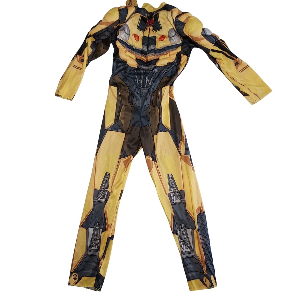 Transformers Bumblebee Costume Kids Yellow Padded Jumpsuit‎ Only Halloween XS